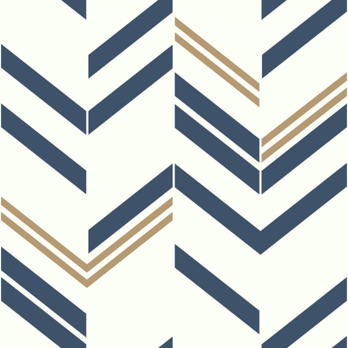 Chevron Stripe Peel and Stick Wallpaper Roll-Exeter Paint Stores