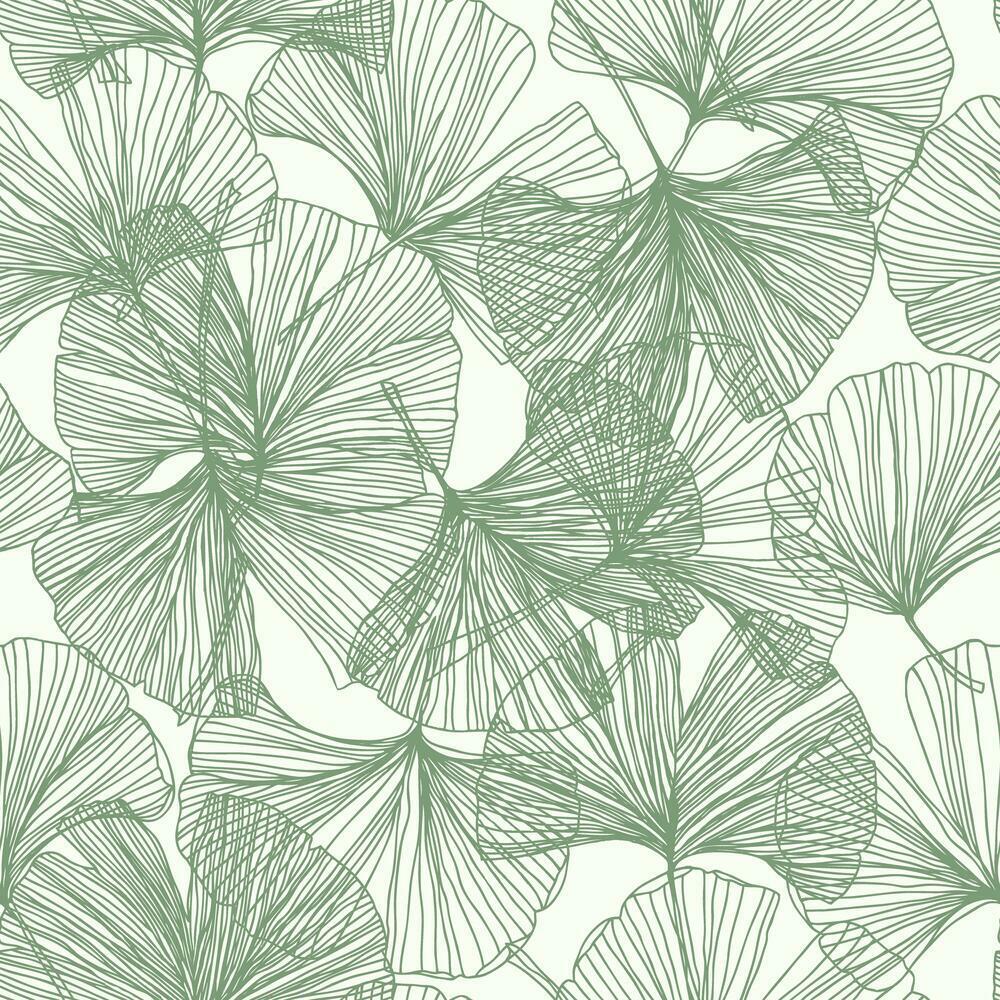 Ginkgo Leaves Peel and Stick Wallpaper-Exeter Paint Stores
