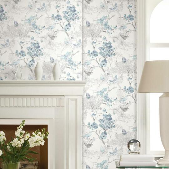 Spring Cherry Blossoms Peel & Stick Wallpaper-Exeter Paint Stores