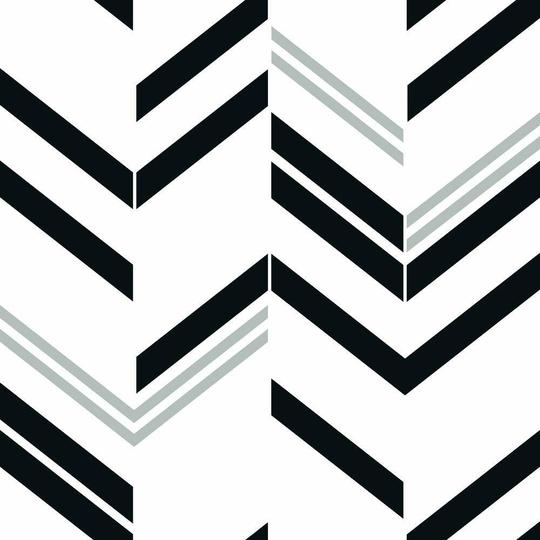 Chevron Stripe Peel and Stick Wallpaper Roll-Exeter Paint Stores
