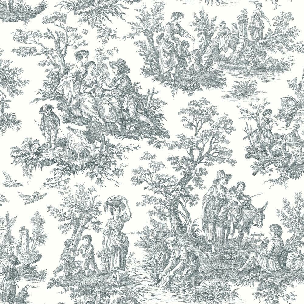 Waverly Country Life Toile Peel & Stick Wallpaper