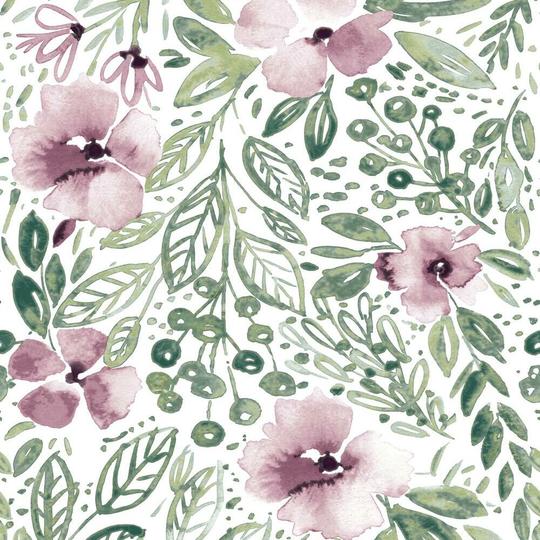 Clara Jean April Showers Peel and Stick Wallpaper Roll-Exeter Paint Stores