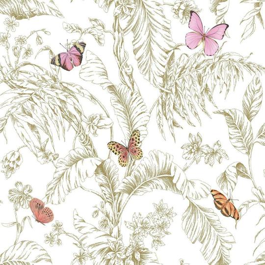 Butterfly Sketch Peel and Stick Wallpaper Roll-Exeter Paint Stores