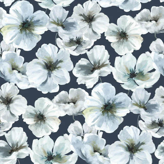 Tamara Day Hawthorn Blossom Peel & Stick Wallpaper