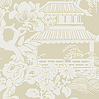 Thibaut Japanese Garden Wallpaper (Double Roll)