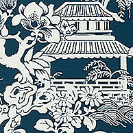 Thibaut Japanese Garden Wallpaper (Double Roll)