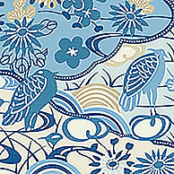 Thibaut Heron Stream Wallpaper (Double Roll)