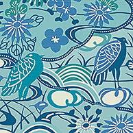Thibaut Heron Stream Wallpaper (Double Roll)