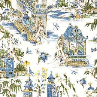 Thibaut Grand Palace Wallpaper (Double Roll)