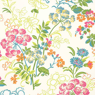 Thibaut Spring Garden Wallpaper (Double Roll)