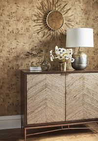 Thibaut Burlwood Block Wallpaper (Double Roll)