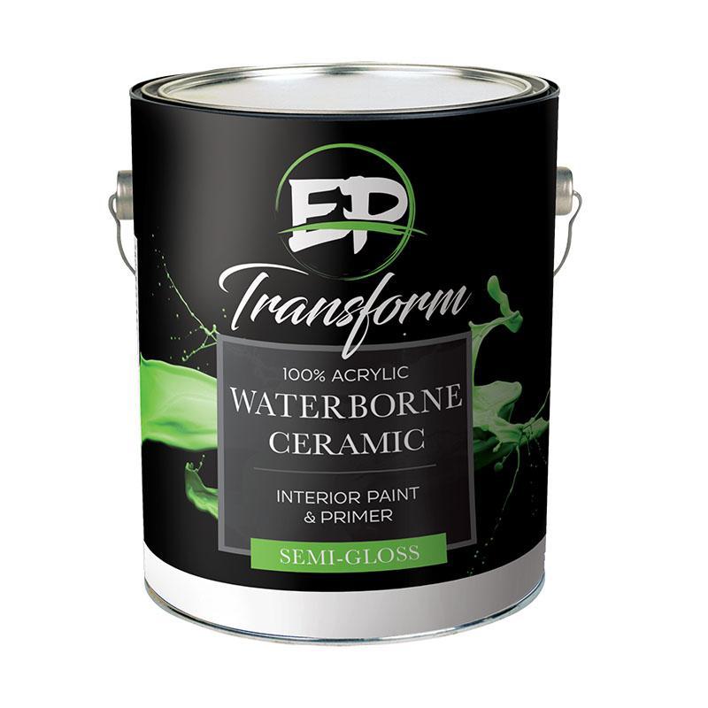Premium Interior Paint & Primer Transform I Ceramic Semi-Gloss Paint "NEVER TOUCH UP YOUR WALLS AGAIN"-Exeter Paint Stores