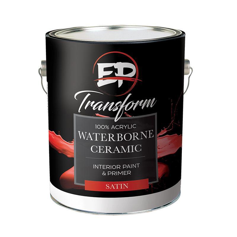Premium Interior Paint & Primer Transform I Ceramic Satin Paint "NEVER TOUCH UP YOUR WALLS AGAIN"-Exeter Paint Stores
