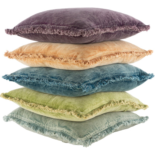 Surya Washed Cotton Velvet WCV-003 Pillow Cover-Pillows-Exeter Paint Stores