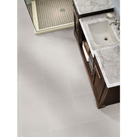 Adella White 18''x18'' Porcelain Tile-Exeter Paint Stores
