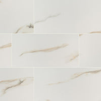 Aria Blanco Porcelain 12''x24'' Tile-Exeter Paint Stores