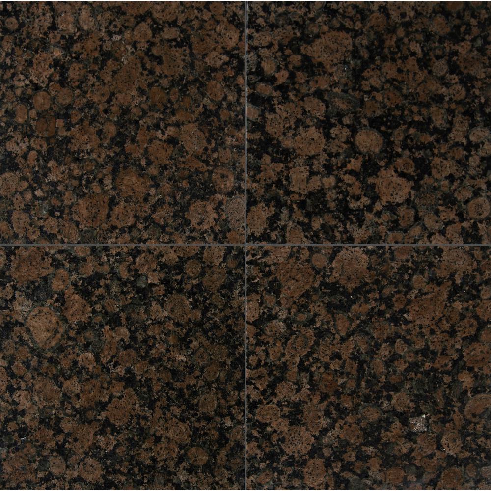 Baltic Brown Granite 12''x12'' Tile-Exeter Paint Stores