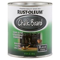 Rust-oleum chalk board quart black 11813-Exeter Paint Stores