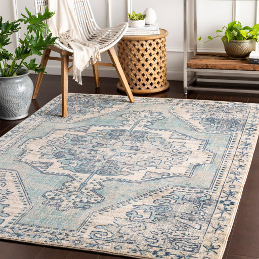 SuryaBohemian BOM-2301 Multi-Color Rug-Rugs-Exeter Paint Stores