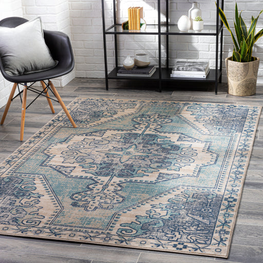 SuryaBohemian BOM-2301 Multi-Color Rug-Rugs-Exeter Paint Stores