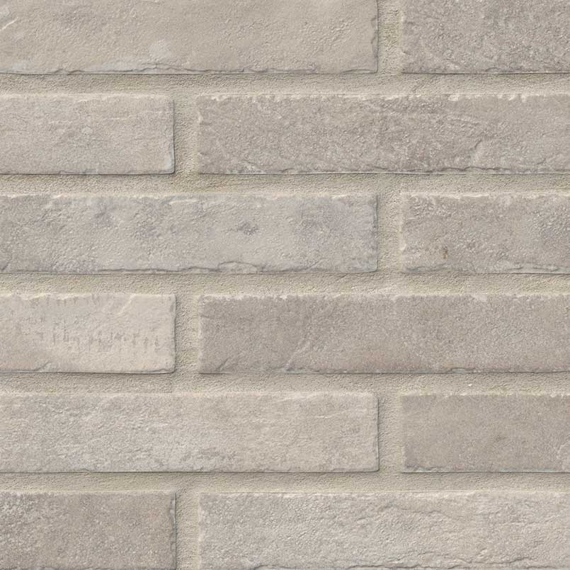 Brickstone Ivory Porcelain 2''x10'' Tile-Exeter Paint Stores
