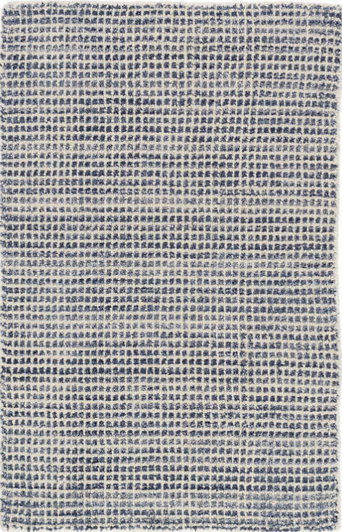 DASH & ALBERT HOMER BLUE LOOM KNOTTED WOOL/VISCOSE RUG-Exeter Paint Stores