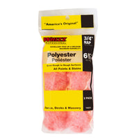 Whizz Polyester 3/4"nap 6.5" long 2pk