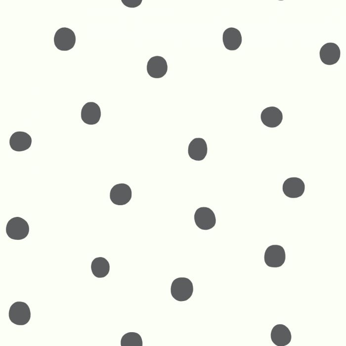 Black Dots Peel and Stick Wallpaper Roll RMK9010WP-Exeter Paint Stores