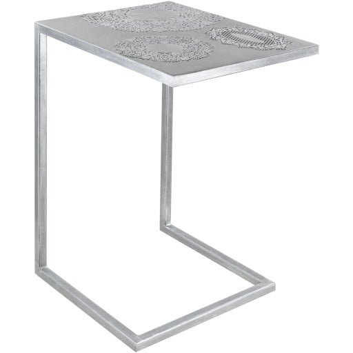 Surya Etched ECD-001 End Table-Accent Furniture-Exeter Paint Stores