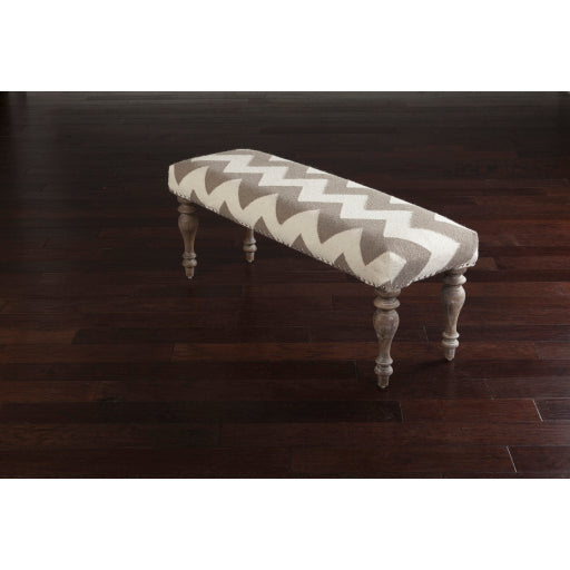 Surya Frontier FL-1029 Upholstered Bench-Accent Furniture-Exeter Paint Stores