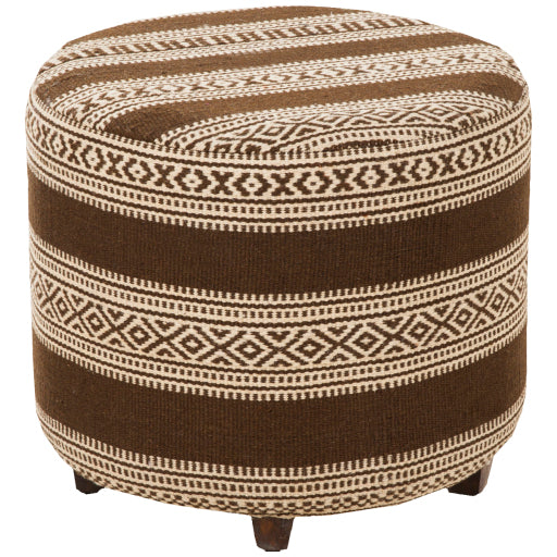 Surya Walker FL-1034 Ottoman-Accent Furniture-Exeter Paint Stores