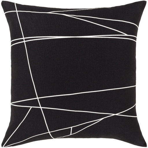 Surya Graphic Punch GPC-004 Pillow Cover-Pillows-Exeter Paint Stores