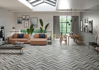 Antoni Gris Platinum 20''x40'' Porcelain Tile-Exeter Paint Stores