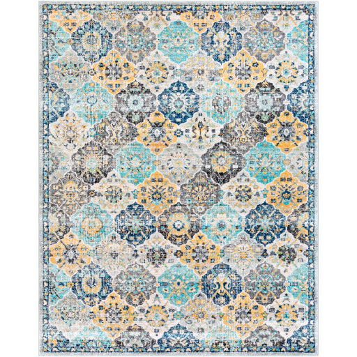 Surya Harput Multi-Color Rug 7'10" x 10'3" HAP-1072-Rugs-Exeter Paint Stores