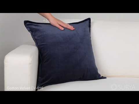 Surya Cotton Velvet CV-016 Pillow Cover