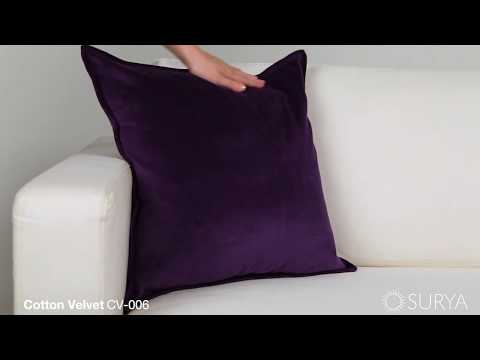 Surya Cotton Velvet CV-006 Pillow Cover
