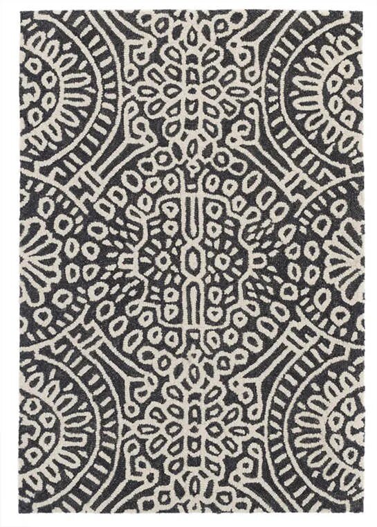 DASH & ALBERT TEMPLE WOOL MICRO HOOKED RUG-Exeter Paint Stores