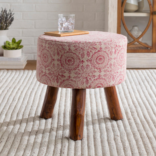 Surya Indore Stool-Accent Furniture-Exeter Paint Stores
