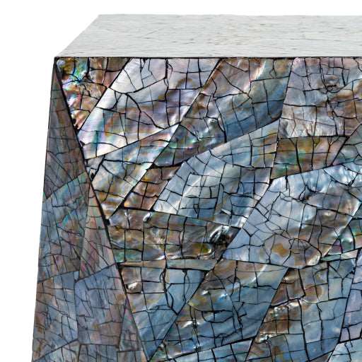 Surya Iridescent ISC-006 End Table-Accent Furniture-Exeter Paint Stores