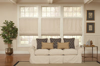 Fabric Roman Shades-Exeter Paint Stores