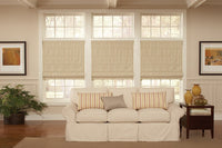 Fabric Roman Shades-Exeter Paint Stores