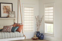 Fabric Roman Shades-Exeter Paint Stores