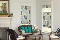 Fabric Roman Shades-Exeter Paint Stores