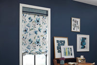 Fabric Roman Shades-Exeter Paint Stores