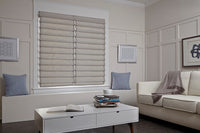 Fabric Roman Shades-Exeter Paint Stores
