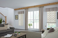Fabric Roman Shades-Exeter Paint Stores