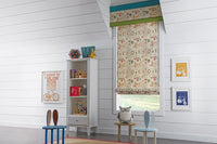Fabric Roman Shades-Exeter Paint Stores
