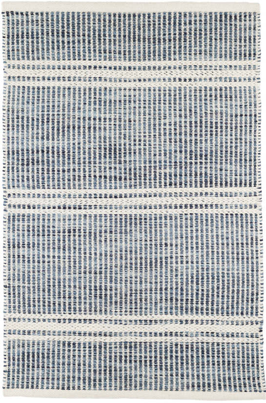 DASH & ALBERT MALTA WOVEN WOOL RUG