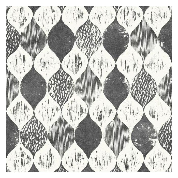 Woodblock Print Sure Strip Wallpaper ME1565-Exeter Paint Stores