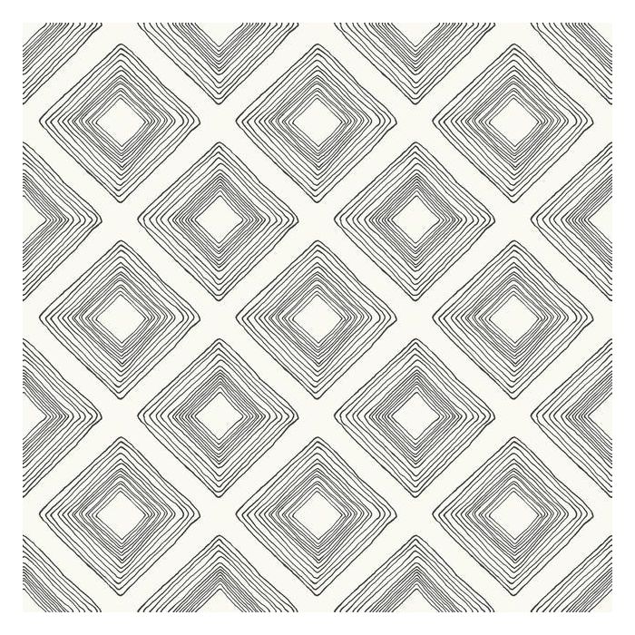 Diamond Sketch Sure Strip Wallpaper Double Roll ME1579-Exeter Paint Stores